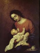 Francisco de Zurbaran The Virgin Mary and Christ